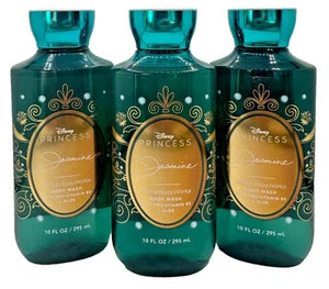 Bath & Body Works LOT of 3 Disney Princess JASMINE Body Wash Shower Gel 10 oz