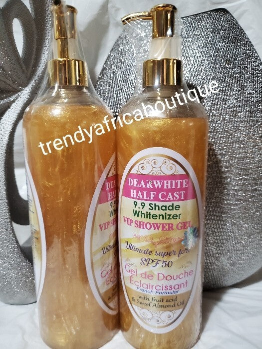 Dear White 9.9 whitenizer VIP shower gel French formulary. 500mlx 1