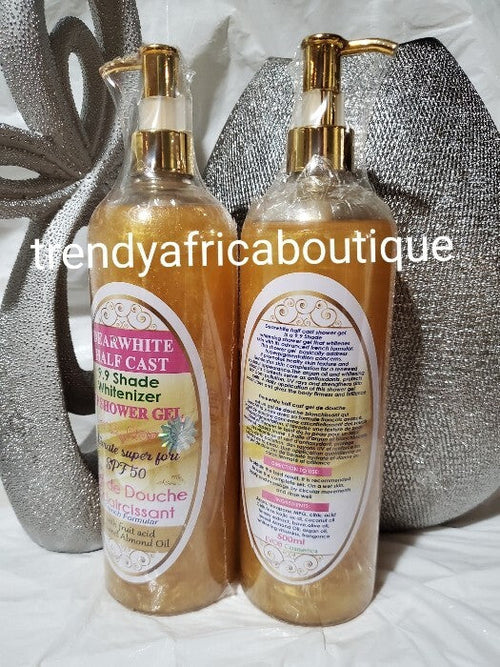Dear White 9.9 whitenizer VIP shower gel French formulary. 500mlx 1